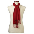 Red Bamboo Muffler Scarf